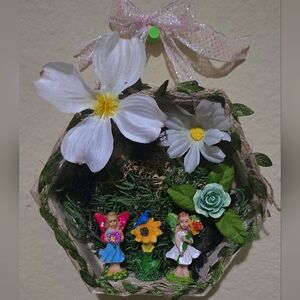 Hanging Fairy Garden Made By Me